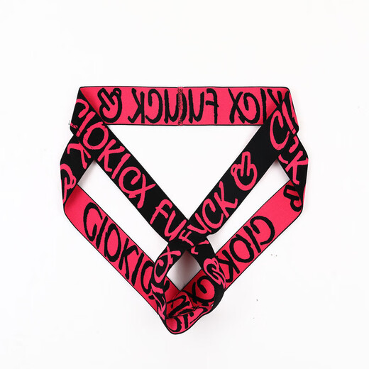 
Long night long QQny men's masculine male women's special self-pinning double teng underwear thong erotic lotus position FK black M European size (1.9-2.2 feet)