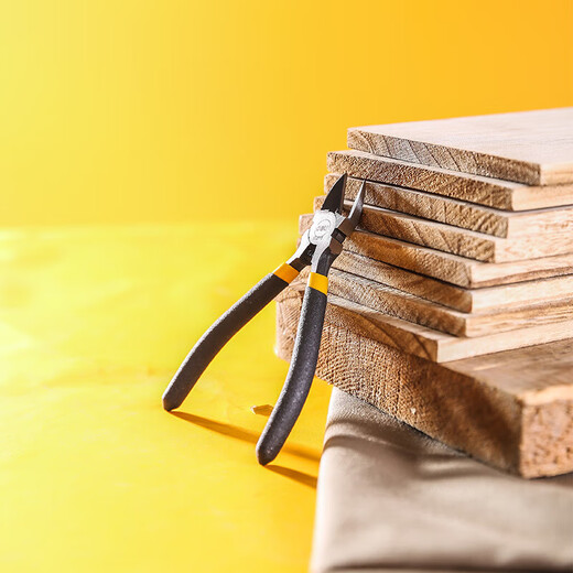 Deli non-slip nozzle pliers nozzle scissors electronic scissors plastic pliers diagonal pliers 5 inches DL2715