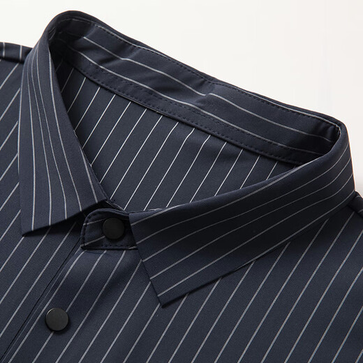 Генеральный директор Yageol Xia Traceless Ice Silk Fort-Forte Forte Forte Men's Men's Late Late Late Later Business Casual Polo Рубашка полосатая футболка 6996 серый S 165