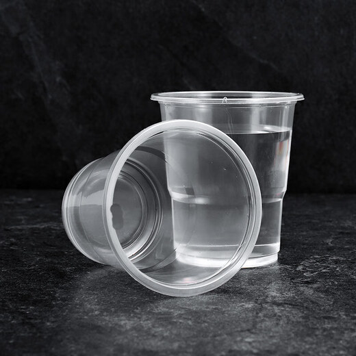 Disposable cup plastic water cup empty cup transparent household thickened leak-proof high temperature resistant soft cup wholesale 180ml 200 pieces