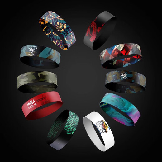 Headband sports hairband for men and women antiperspirant belt running for men and men fitness yoga sweat-absorbing turban hair tie sweat-guiding belt cool black
