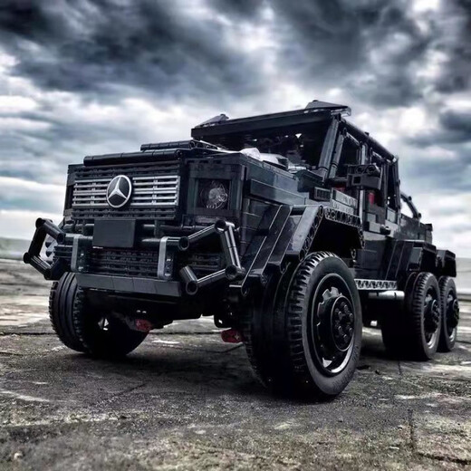 乐高难度积木奔驰大g63越野车6X6成年人高难度男孩玩具礼物 奔驰大G-金刚芭比 2687颗粒