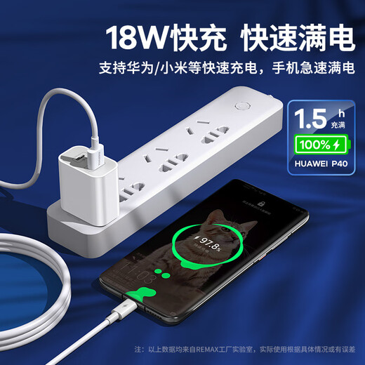 Ruiliang remaxrpu68 Dual-Port Charger PD подходит для электрического комплекта iPhone12138pxs с Apple PD1-метром Wire RP-U68