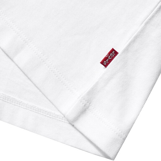 Levi's李维斯25春夏新款情侣简约休闲时尚宽松LOGO印花短袖T恤 黑色 002U3-0001 M