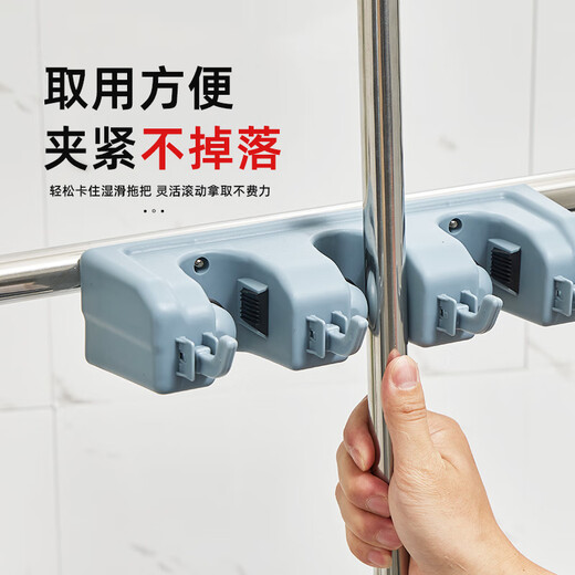 Xirui mobile mop pool new thickened plastic floor-standing rectangular household balcony outdoor courtyard starry sky gray 48cm mobile mop pool (one-click drainage)