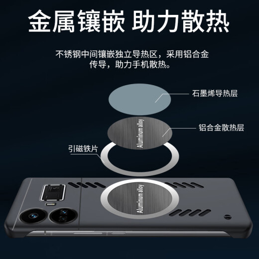 
Zu Wei Realme GT5 mobile phone case realme GT5pro protective case RMX3820 full cover anti-fall 3888 frosted ultra-thin TG5 hard shell oppo frameless realme men and women heat dissipation [Danxia orange] graphene cooling car magnetic suction full screen steel film realme realme GT