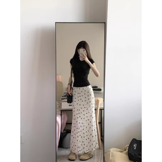 常缕竺连衣裙子女装2025年夏季新款韩系氛围感气质显瘦穿搭女套装温柔风 3895上衣+裙子 S