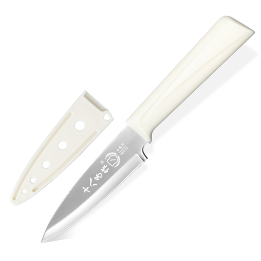 Shibazi writer's fruit knife paring knife stainless steel outdoor portable knife peeler cream fruit knife with sheath