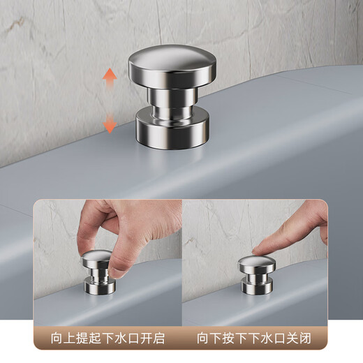 Mop pool, household balcony washing mop pool, bathroom mobile mop pool, underground pool, floor basin, outdoor sink, ordinary style - white small size (thickened, anti-collision and stain-resistant