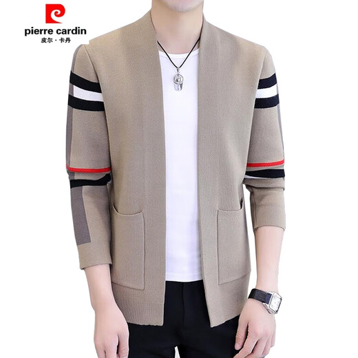 Pierre Cardin Cardigan Cardigan Men's Spring y Autumn Casual Chaqueta para hombres Cardigan Cardigan Cortero de otoño Top 9 de otoki M 90-105 Jin [Jin iguala 0.5 kg]