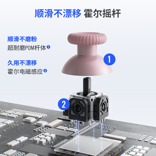 飞智沙漠狐 暮光粉 多模版无线游戏手柄 类xbox霍尔扳机switch电脑PC手机steamNS