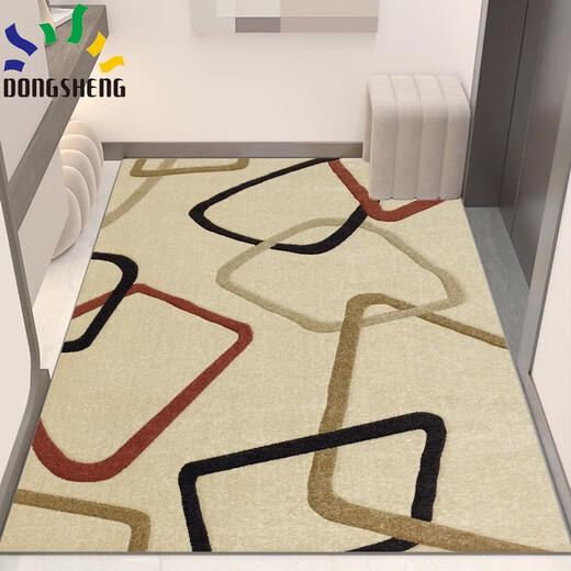 Carpet d'entrée Porte d'entrée de porte salon salon Luxe Luxury Entrance Poot Porte porte Porte de porte de sol de sol Cutable Mickey 4882 -J 1 Piece 120x170cm