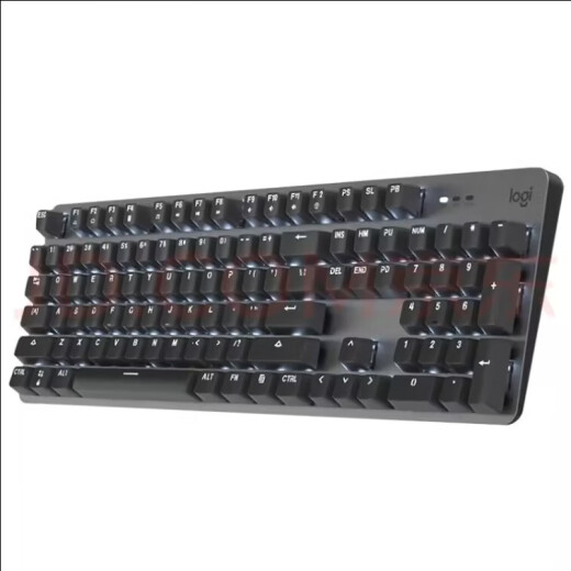 罗技（Logitech） K845有线游戏机械键盘104键DIY彩色键帽 电竞键盘吃鸡 背光金属面板 K845森林童话-青轴
