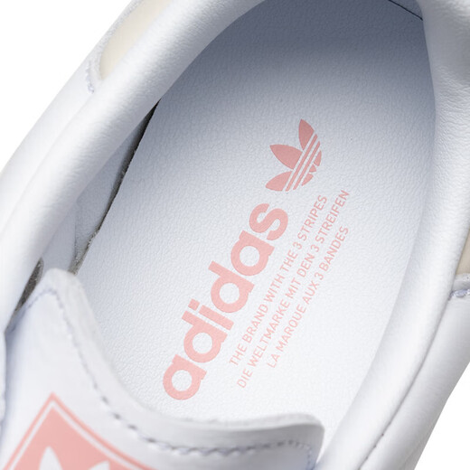 阿迪达斯 （adidas）男女鞋三叶草 Samba OG 德训T头鞋黑白经典情侣运动休闲板鞋潮 JI2677/奇迹紫粉/汉玉白 35.5