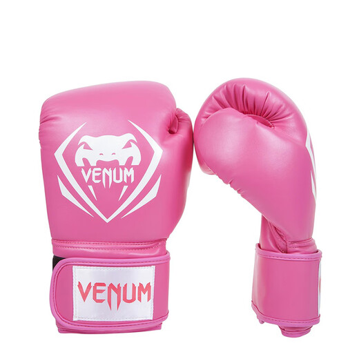 Venum Venom Boxhandschuhe Erwachsene Männer und Frauen Sanda Training Muay Thai Fighting Fighting Sandsack Fighting Handschuhe für Familie Schwarz/Golden-12610oz