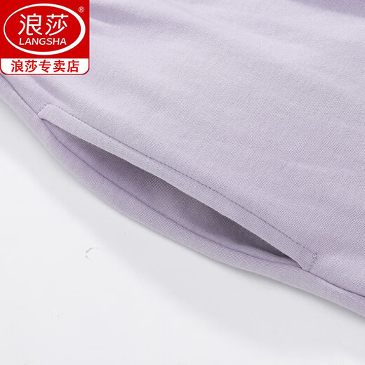 Langsha Pure Cotton Pyjamas für Frauen im Sommer kurzärmeligte Kumpelhosen für sommerliche Dünn-Strickjagd-Stil-Plus-Größe für Outdoor-Kleidung. Hochwertiger Baumwoll #9892 m [Empfohlen: 80-100jin [Jin ist gleich 0,5 kg]]