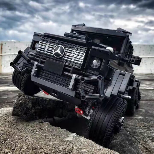 乐高难度积木奔驰大g63越野车6X6成年人高难度男孩玩具礼物 奔驰大G-金刚芭比 2687颗粒
