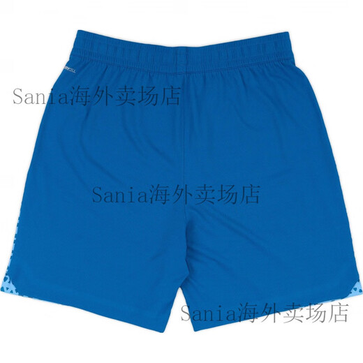 彪马（PUMA）x曼城联名款2023-24训练舒适拼色足球裤男女同款蓝色 蓝色 M