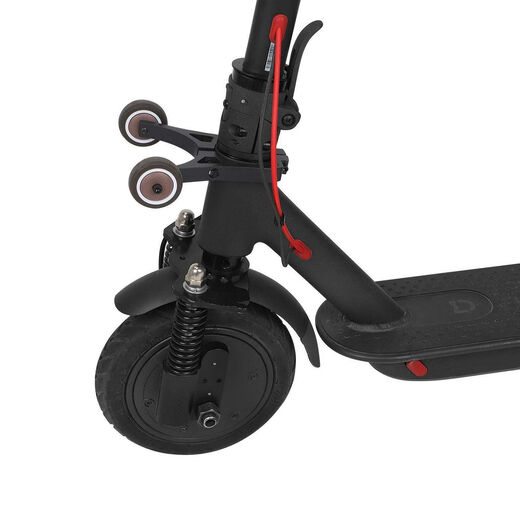 Convient aux scooters électriques des séries M365 et No.9 F, roue auxiliaire pliable, support d'assistance push-pull inversé noir