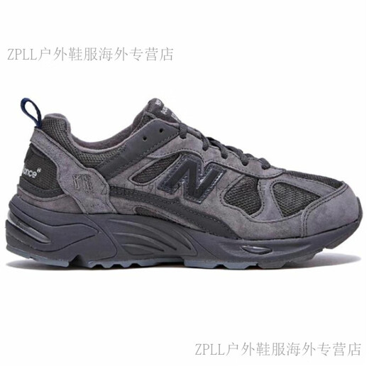 NUEVO BALANCENB 878 MESH FUR LACE DESEJURA RESISTENTE COMPRADOS BAJOS Top de vida Hombres y mujeres mismo modelo gris oscuro D 44.5