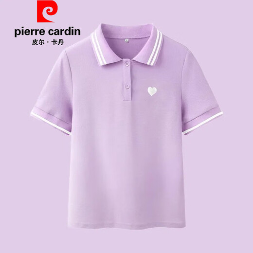 Pierre Cardin Offizielle Marke High-End Polo-Shirt kurzärmelig T-Shirt-Hemd-Hemd Revers Sport Top Lose Stickerei Kindergarten Kleidung Sommer 9926# Pink S Empfohlene 60-75 Jin [Jin Equals Equals Equals]))