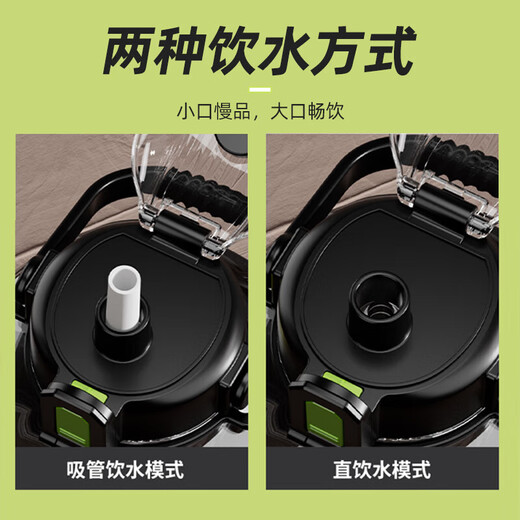 SZTAA Water Cup Large Capacity High Temperature Resistant Tritan Men's and Women's Outdoor Sports Tea Water Separating Dayton Ton Pot Portable Big Belly Cup Flagship Model - Upgraded Tritan + Independent Tea Storage 3L