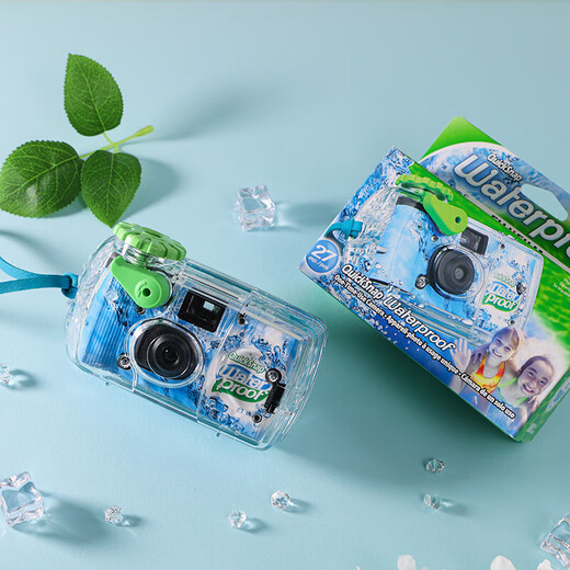 Fuji (FUJIFILM) disposable film camera QuickSnap waterproof 800 waterproof camera disposable film camera retro film camera containing 27 pieces of film