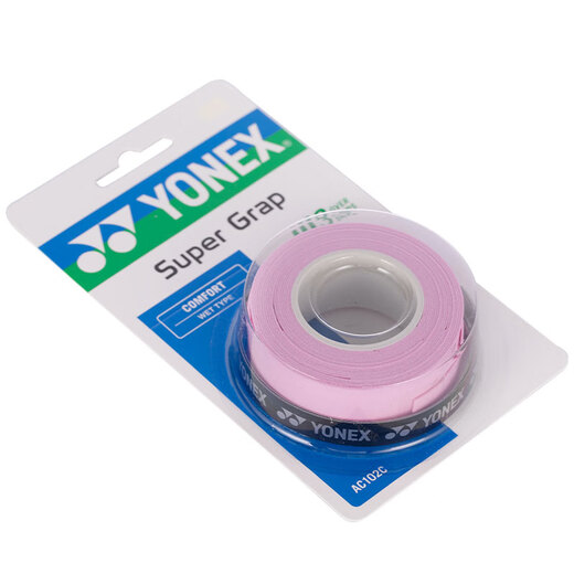 YONEX尤尼克斯羽毛球手胶运动吸汗带握把胶AC-102C-128法国红三条装