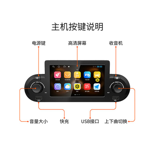 Wuling Hongguang Miniev Macaron Gameboy Modifiziert Originalauto -Auto -Zentralsteuerung Großbildschirme Abkehr Bild Hongguang Mini Macaron 32G Weißer offizieller Standard