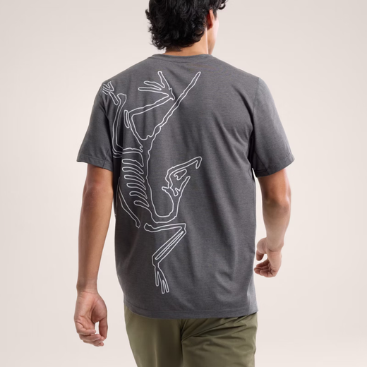 Archaeopteryx (Arc'teryx) [Steuer-inklusive] Archaeopteryx/Arcteryx Herren Cormac Arc'bird Schnelltrocknend kurzärmelig T-Shirt X9721 Sonic Purple Soulsonic Heather/Moon 2xl