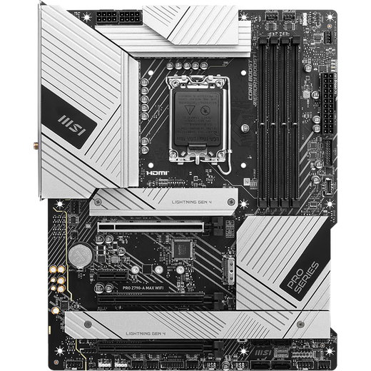 英特尔13代酷睿 微星Z790主板 分期免息白条可选CPU主板套装 PRO Z790-A MAX WIFI D5 白条6期分期i7-13790F 盒装