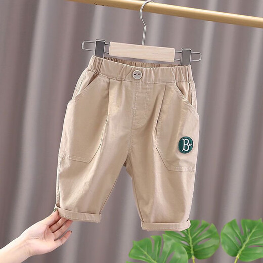 Hualin Fashion [2694 personnes louées] Boys Pantalons décontractés 2025 Été Nouveau style Children Child Crotped Pantal
