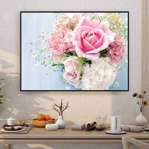 
Yonghuan bedside stickers wall stickers living room background wall decoration painting self-adhesive wall painting bedroom dormitory homestay stickers wallpaper waterproof Tulip-TH-1349 Ultra-small width 55x height 40cm