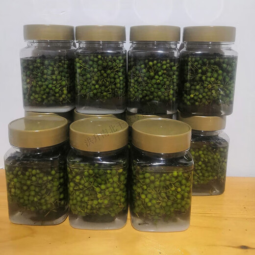 可钦盐泡木姜子新鲜山胡椒木姜子湖南贵州山苍子木姜子泡盐 泡盐木姜子1瓶(250g)