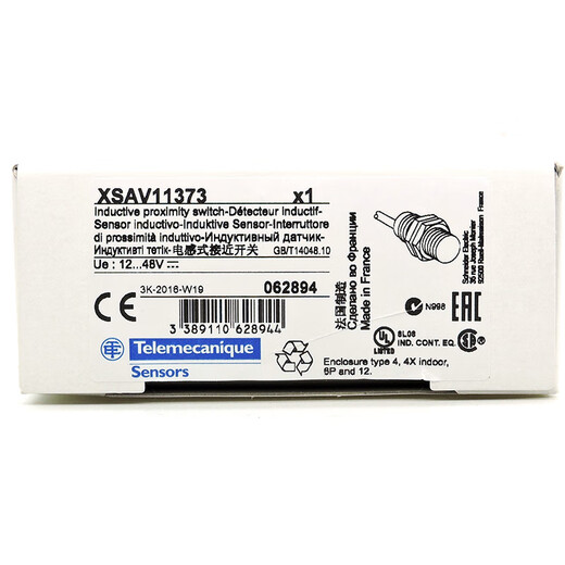 施耐德电气XSA-V测速接近开关传感器11801/11373/12373/12801 XSAV12373