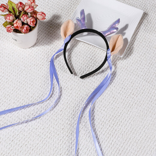 XPEL Nezha meatball hair hoop for women 2025 new cute children's headband for men COS Nezha peripheral photo hairpin Aobing hair hoop 1 pack