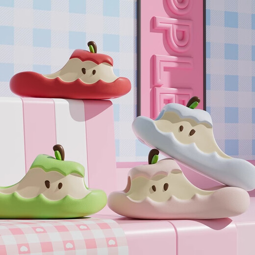 Chedoir2025 Nouveau style de pantoufles de pomme de canard mandarin pour hommes et femmes couples d'été intérieur et extérieur décontracté.