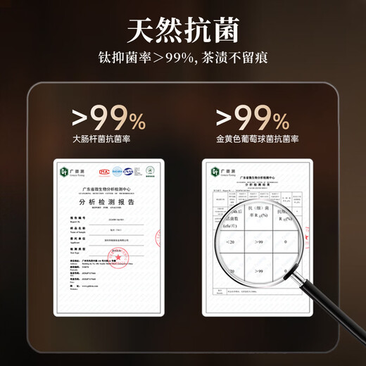 TILIVING Titanium Liwei pure titanium outdoor tea set set around the stove teapot portable kettle teapot complete set