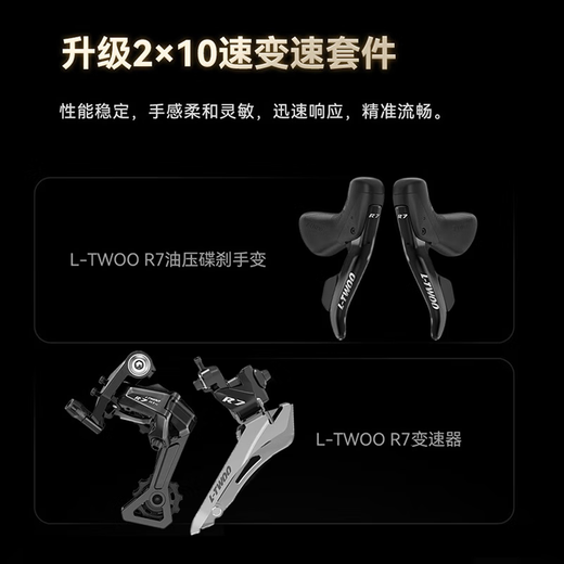 喜德盛（xds）xds ad300喜德盛ad300 25款山地车喜德盛公路车公路自行车喜德盛 2025款|黑/银 700Cx510mm|身高175-185cm