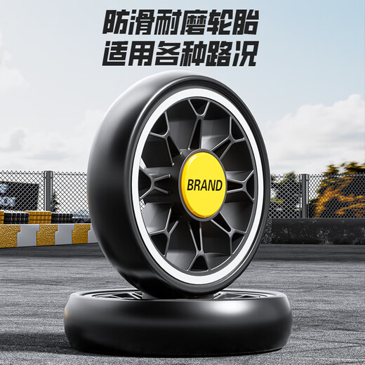 Meow Lion electric go-kart for children, which can seat 4-8 adults, outdoor lightweight toy, no installation required, foldable four-wheeled children's car, top configuration, military green + dual drive + 12v battery, music, lighting + remote control