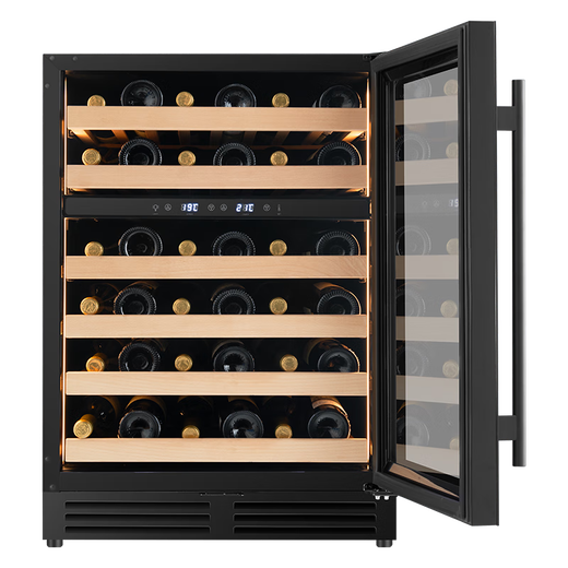 VINGARDE wine cabinet constant temperature wine cabinet embedded seamless hidden installation household constant temperature moisturizing wine tea refrigerator compressor cooling air-cooled frost-free YC-150SZFF embedded red wine cabinet frequency conversion YC-159 dual temperature 150L