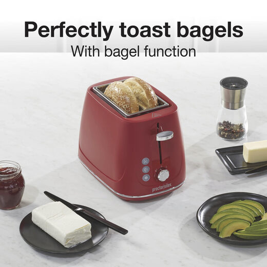 PROCTOR SILEX 7-stage toaster with automatic shut-off and removable crumb tray