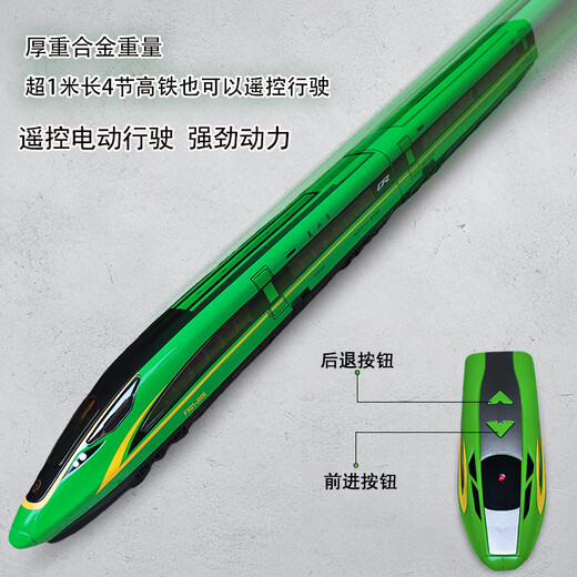 
Remote control alloy high-speed railway Fuxing EMU model simulation Harmony children's train toy electric train boy [alloy remote control] 3 sections - silver