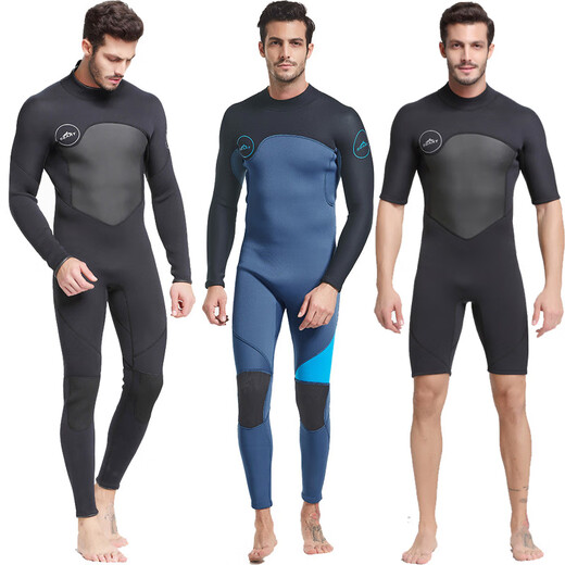 Traje de buceo engrosado de 1,5 mm abrigo de goma a prueba de frío para mujeres traje de gelatina de snorkel 2 triatlón 1283 negro 1.5 mm m