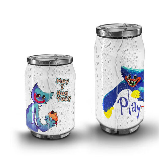 Tiempo de juego de Jubobi de Luxu Jubobi Copa de agua periférica Pareja Termos Copa de acero inoxidable Copa fría de alto valor Copa de agua portátil Grandeo inoxidable Termos Termos-14065 500ml Artículo predeterminado