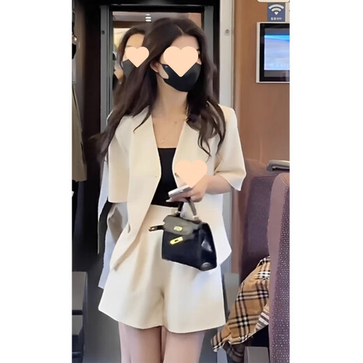 
Rongxitu (RONGXITU) 2694 people collect purple suits for women 2025 summer new small person high-end high-end Douyin purple L [Suggestions 115-130]