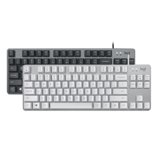 Logitech K835 Teclado mecánico con cable 84 Teclas sin retroiluminación de periféricos de la computadora Sports Office Office Tea Shaft K835 Black Blue Eje + Pad de mouse Desempaca original