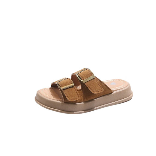 Xianxiu 2025 Summer Children's Slippers Retro Girls Beach Shoes Boy Casual Soft Sond Middle and Big Childre