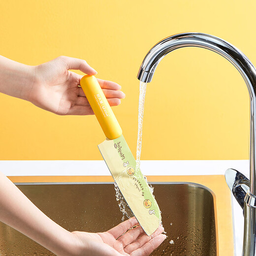 Chuidahuang Little Yellow Duck Santoku Knife Stainless Steel Sharp Multifunctional Fruit Knife Cooking Knife Kitchen Knife Chef's Knife