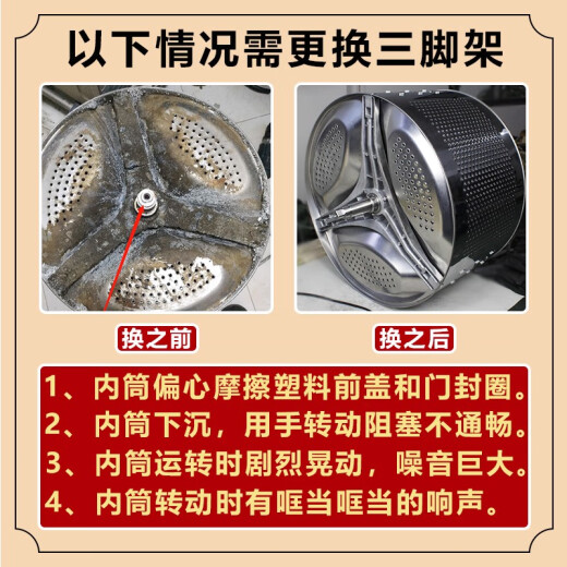 CLCEY适用小天鹅洗衣机TG90-14122DXG-1416MPDG-1422WIDG三脚架轴承配 套餐5-油封47 88/10-12